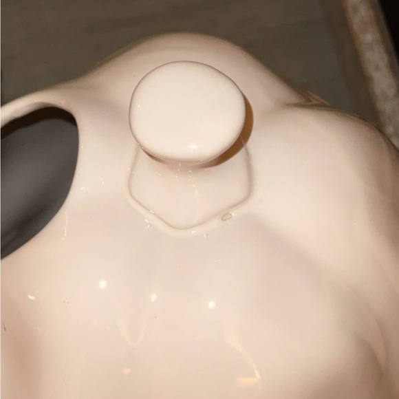 HTF Rae Dunn Seasonal/Fall Large Pumpkin Ceramic Watering Can/Jug - Picture 6 of 7